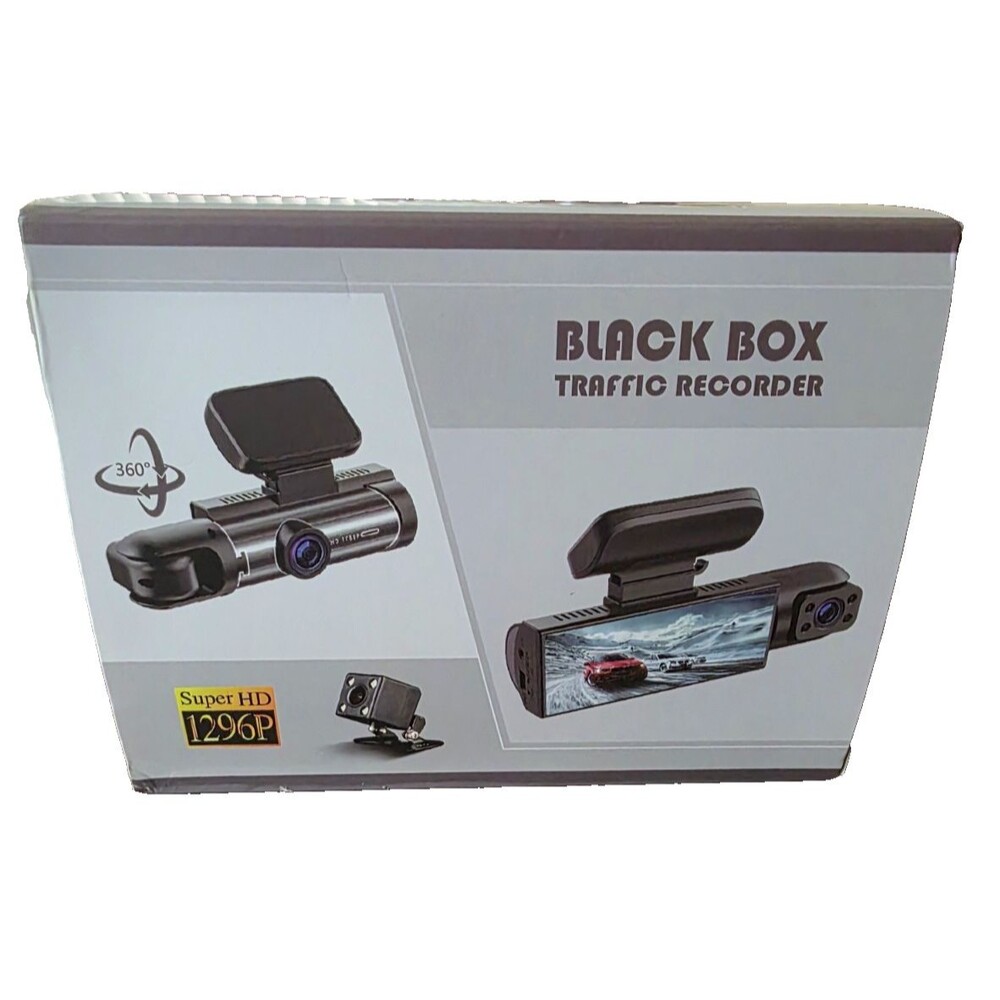 Black Box D50 Traffic Recorder Dash Cam Super HD 1296P Car Camera DVR